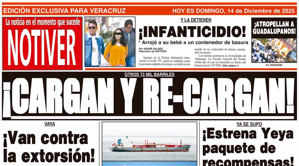 LA PORTADA - DOMINGO 14 DE DICIEMBRE 2025