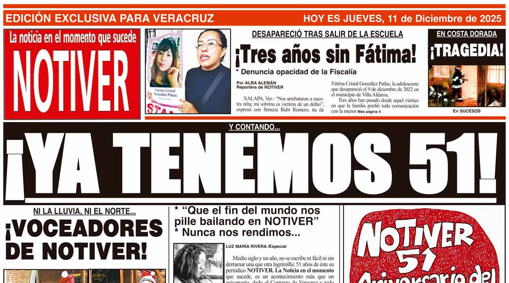 LA PORTADA - JUEVES 11 DE DICIEMBRE 2025