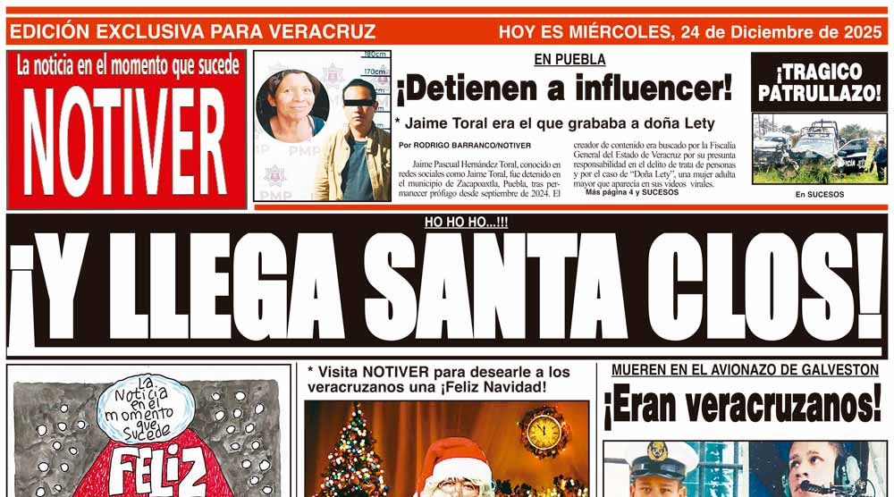 LA PORTADA - MIÉRCOLES 24 DE DICIEMBRE 2025