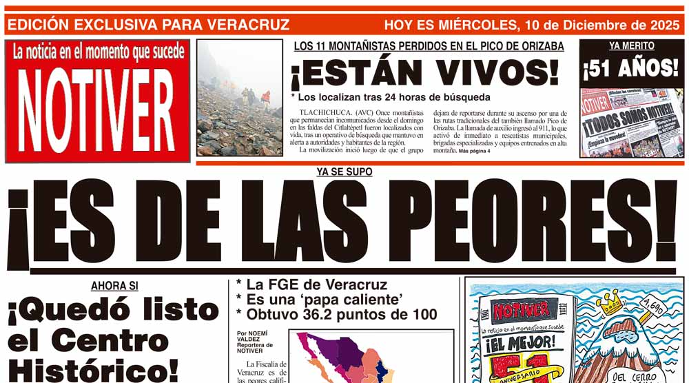 LA PORTADA - MIÉRCOLES 10 DE DICIEMBRE 2025