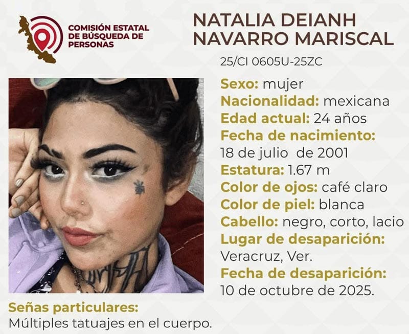 ¡NATALIA DEIANH DESAPARECIÓ EL 10 DE OCTUBRE!