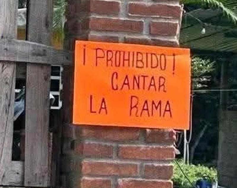 ¡PROHÍBEN CANTAR LA RAMA! - *No a todos les gusta la tradición