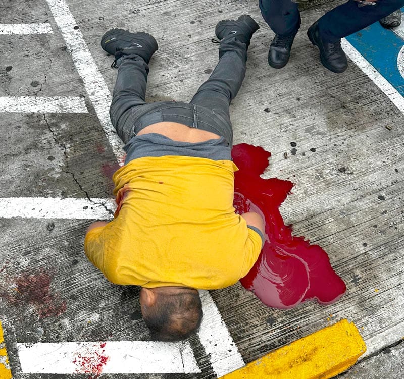 ¡ASESINAN A ESCOLTA! - MARINO RETIRADO FALLECIÓ POR DISPAROS DE ARMA AFUERA DEL BANCO BANORTE