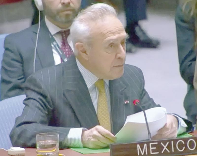 ¡MÉXICO SE PRONUNCIARÁ ANTE EL CONSEJO DE SEGURIDAD DE LA ONU!