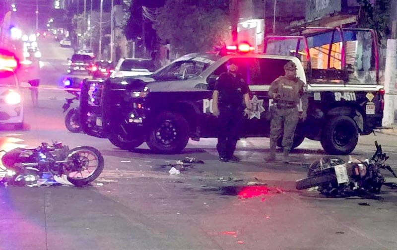 ¡DOS HERIDOS EN CHUZA DE MOTOS!