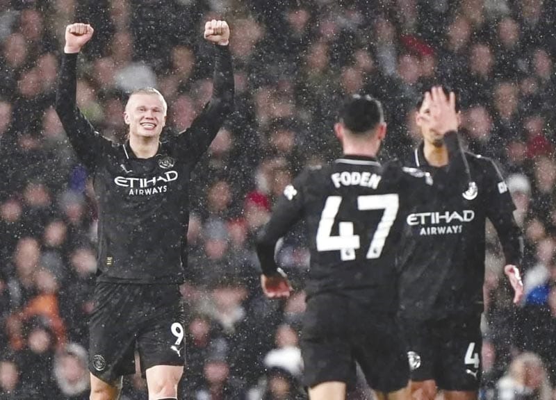 ¡LOGRA HAALAND RÉCORD, PERO EL CITY PIDE LA HORA ANTE FULHAM!