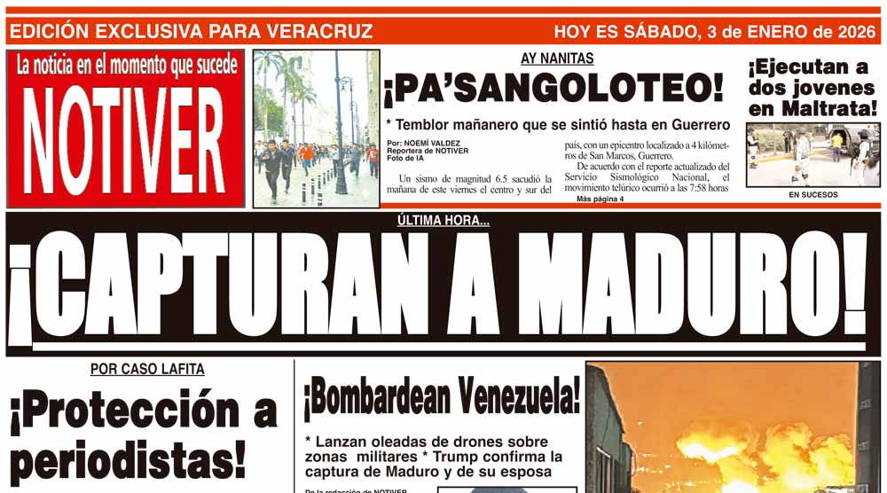 LA PORTADA - SÁBADO 3 DE ENERO 2026