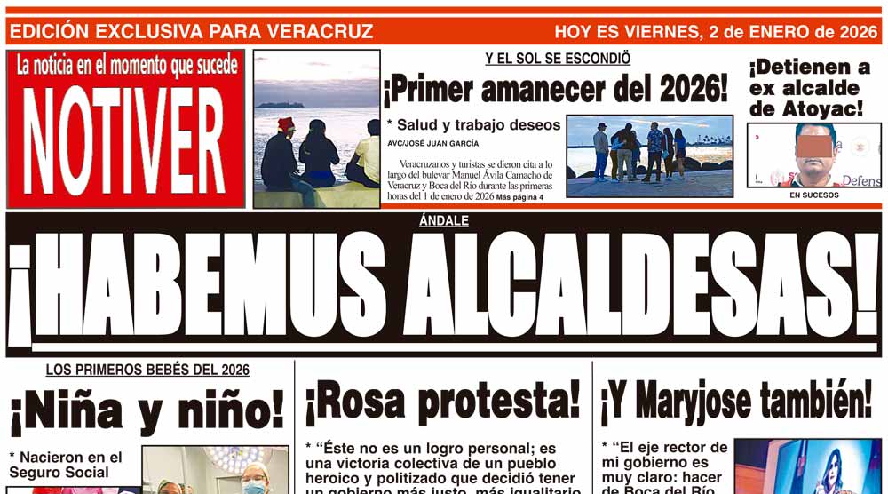 LA PORTADA - VIERNES 2 DE ENERO 2026