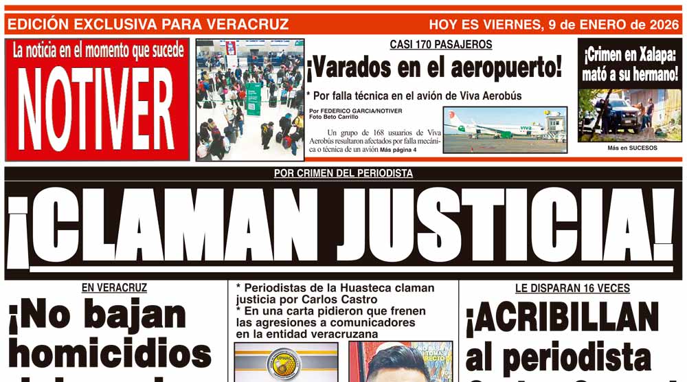 LA PORTADA - VIERNES 9 DE ENERO 2026