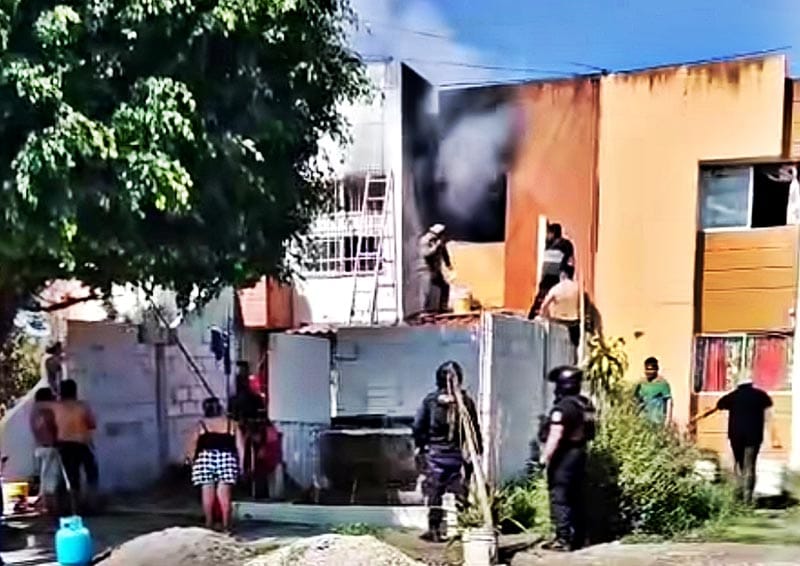 ¡PÁNICO EN CÓRDOBA POR CASA EN LLAMAS!