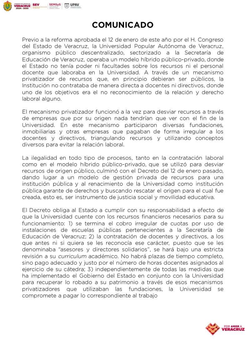 ¡DE UN PLUMAZO! - MAESTROS DEL UPAV QUEDAN SIN CHAMBA