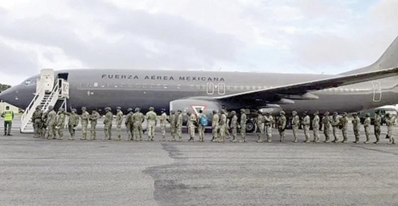 ¡ENVÍAN MILITARES A LA FRONTERA NORTE!