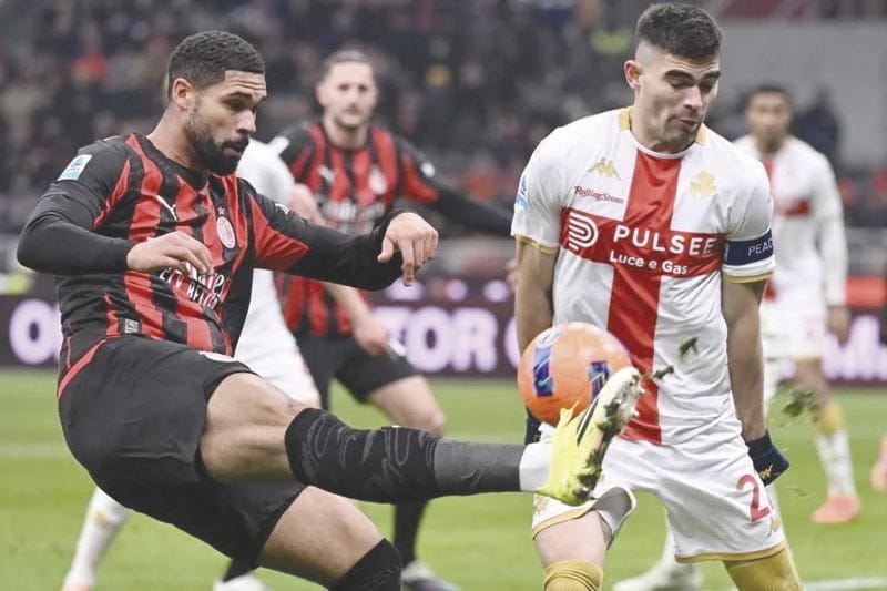 ¡ESTUVO CERCA EL GENOA DE PEGARLE AL AC. MILÁN!