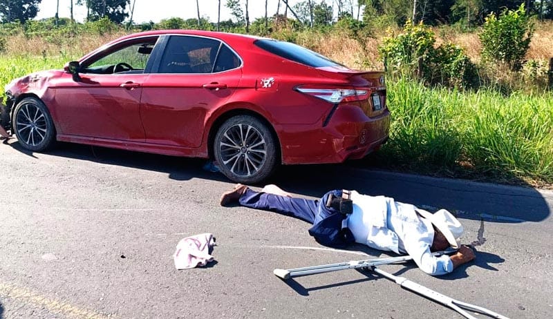 ¡MUERE DISCAPACITADO EN LA CARRETERA DE PIEDRAS NEGRAS!