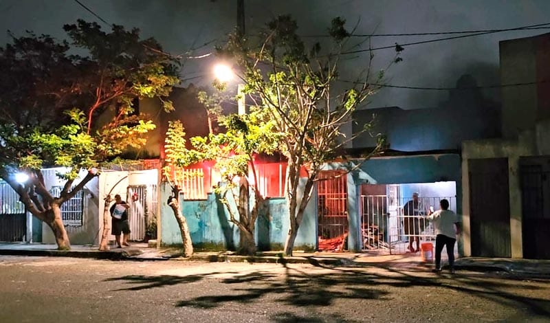 ¡SE CHAMUSCARON CASA Y TALLER DE CARPINTERÍA!