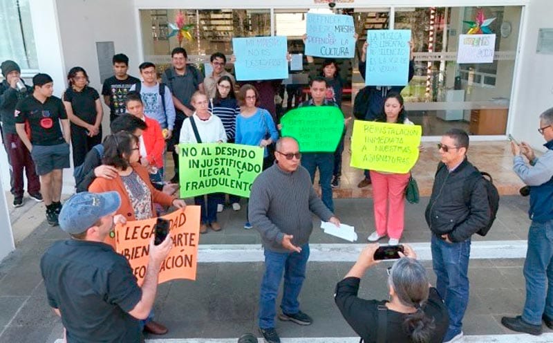 ¡PROTESTAS DE MAESTROS! - *Por despidos en el Instituto Superior de Música de Veracruz