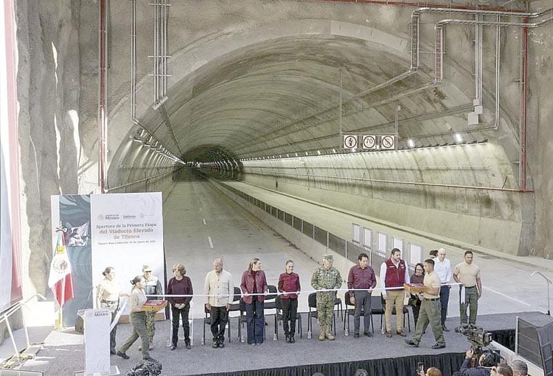¡SHEINBAUM INAUGURA VIADUCTO ELEVADO EN TIJUANA!
