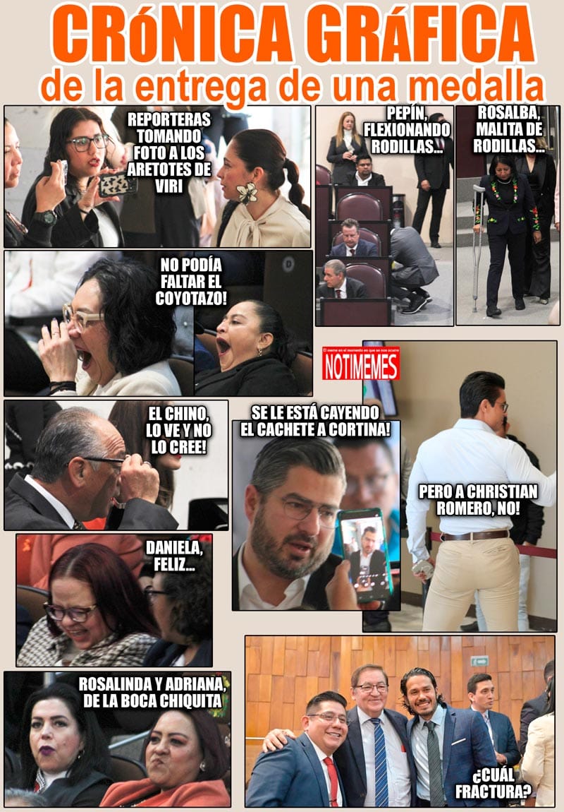 NOTI-MEME | - CRÓNICA GRÁFICA DE LA ENTREGA DE UNA MEDALLA