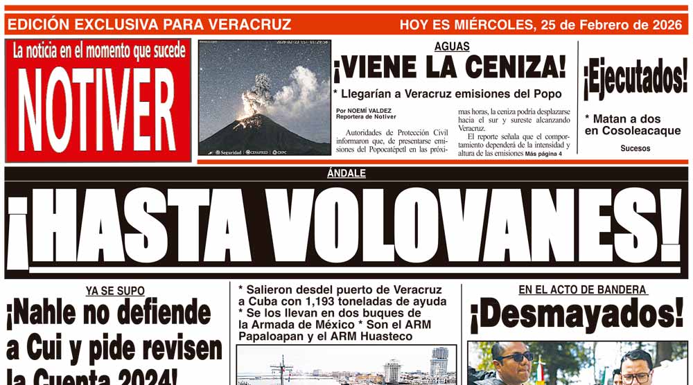 LA PORTADA - MIÉRCOLES 25 DE FEBRERO 2026