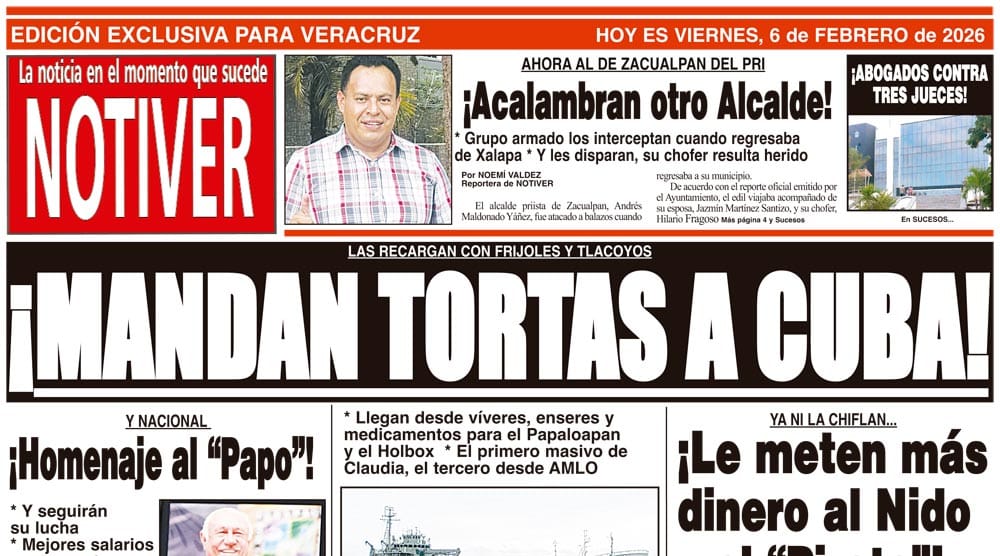 LA PORTADA - VIERNES 6 DE FEBRERO 2026