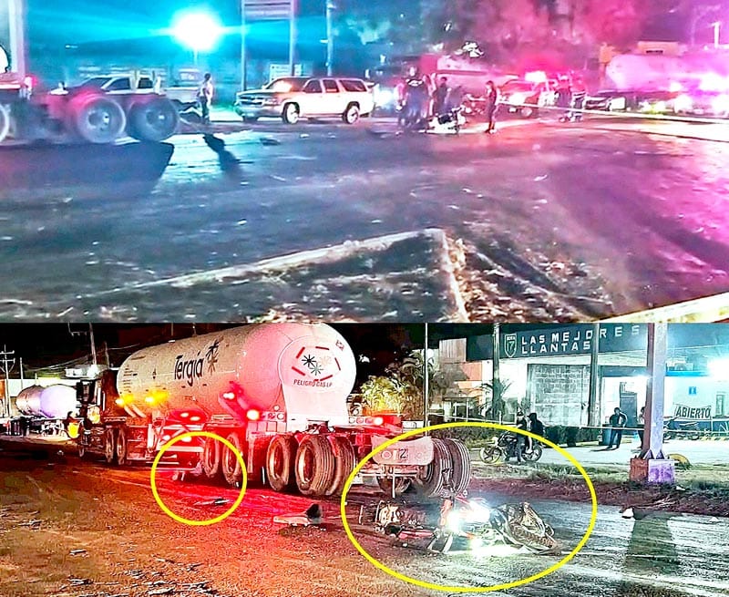 ¡PIPA ARROLLÓ A FAMILIA QUE VIAJABA EN SU MOTO!