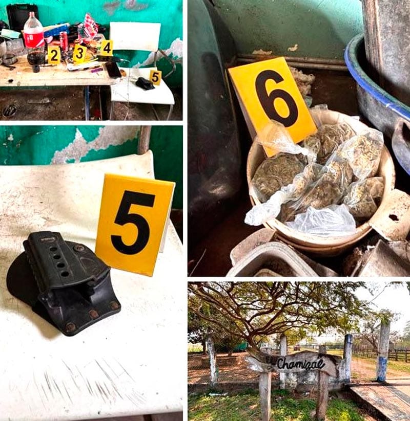 ¡ASEGURAN CUBO LLENO DE MARIHUANA EN CATEO EN LA ANTIGUA!