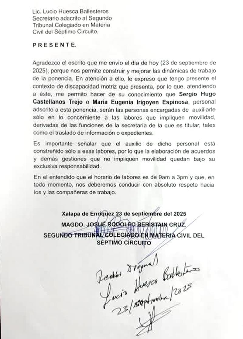 ¡QUE NO HAY DISCRIMINACIÓN EN EL PODER JUDICIAL!