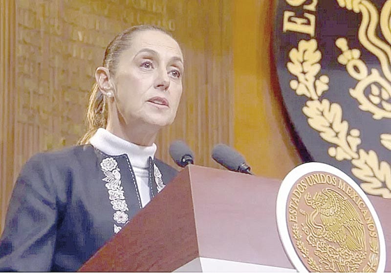 ¡“MÉXICO NO SE DOBLEGA, NI SE ARRODILLA, NO SE RINDE”! - CLAUDIA SHEINBAUM