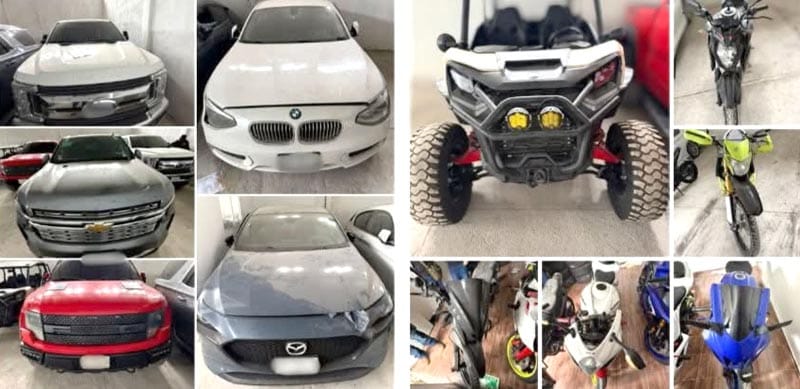 ¡LA FGE ASEGURÓ ONCE VEHÍCULOS DE ALTA GAMA!