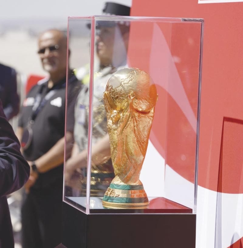 ¡LLEGA TROFEO DE LA COPA DEL MUNDO A MÉXICO!