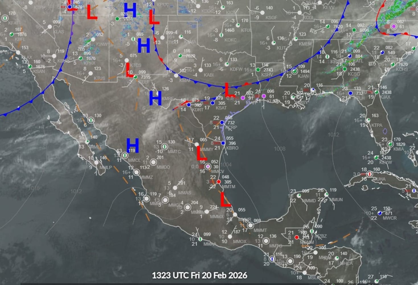 ¡FRENTE FRÍO AZOTARÁ CON LLUVIAS FUERTES!