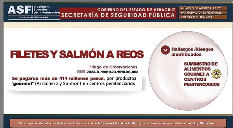 ¡GASTARON 414 MILLONES EN ARRACHERAS Y SALMÓN! - PARA LOS PENALES