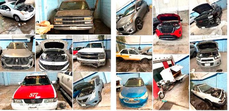 ¡ASEGURAN 15 VEHÍCULOS EN UN CORRALÓN EN EL COYOL!