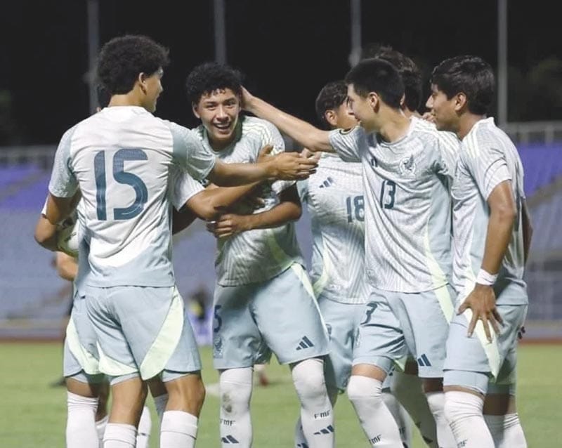 ¡GOLEA MÉXICO A SAINT-MARTÍN EN TORNEO PREMUNDIAL SUB 17!