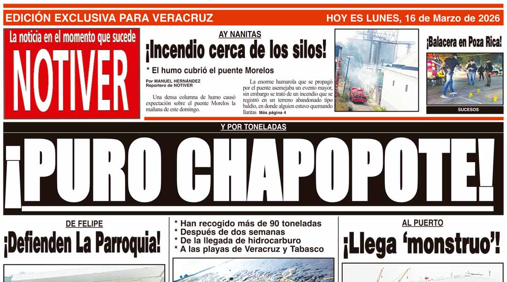 LA PORTADA - LUNES 16 DE MARZO 2026
