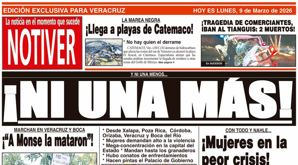 LA PORTADA - LUNES 9 DE MARZO 2026