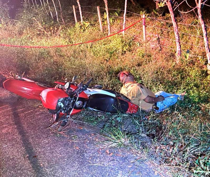 ¡MOTOCICLISTA SE MATÓ EN LAS CURVAS DE NANCHITAL!
