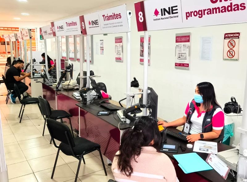 ¡INE OPERA MÓDULO EN LOS PINOS!