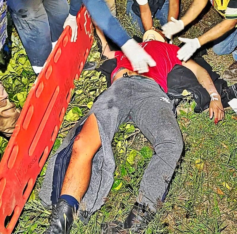 BIKER DERRAPA EN CARRETERA RECIÉN INAUGURADA!