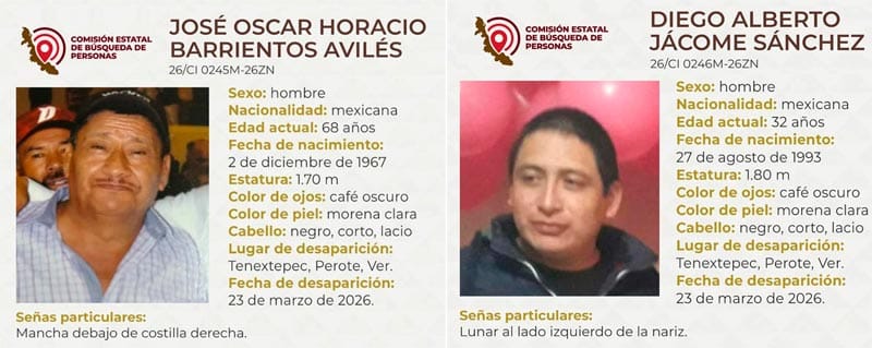 ¡EJECUTAN A LIDERES EJIDALES! - FUERON “LEVANTADOS” EL 23 DE MARZO Y LOCALIZADOS HOY SIN VIDA EN PEROTE