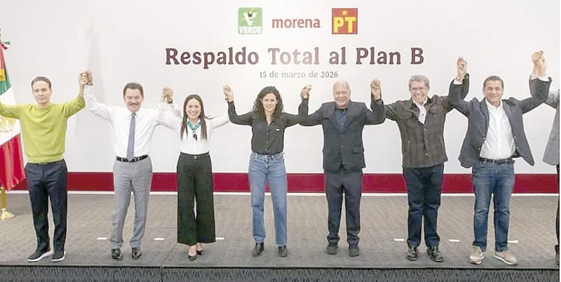 OTRA VEZ ¡MORENA, PT Y PVEM VAN CON EL ‘PLAN B’!