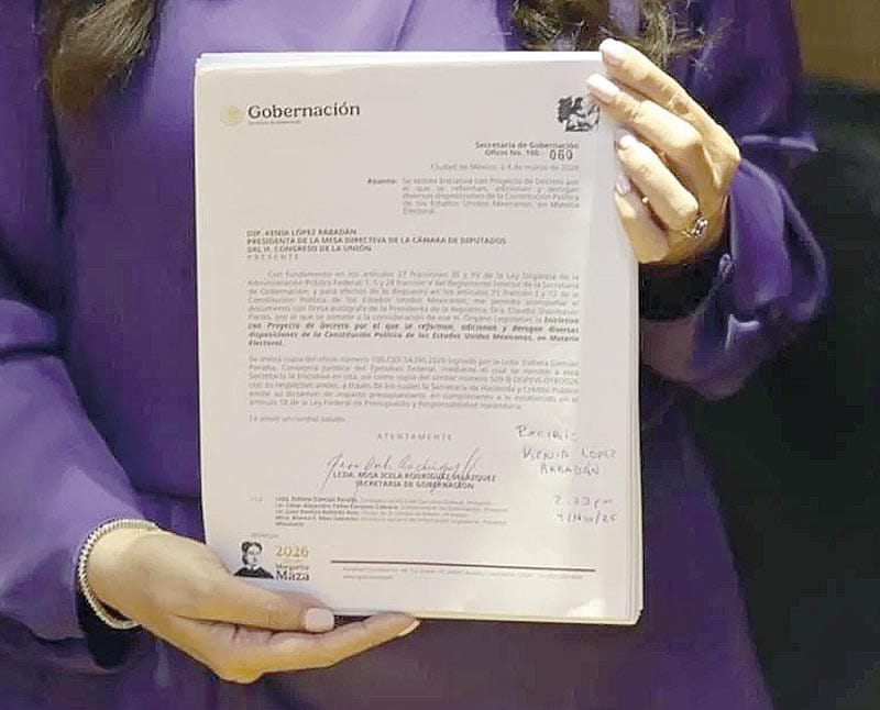 ¡DICTAMINARÁN REFORMA ELECTORAL EL MARTES!