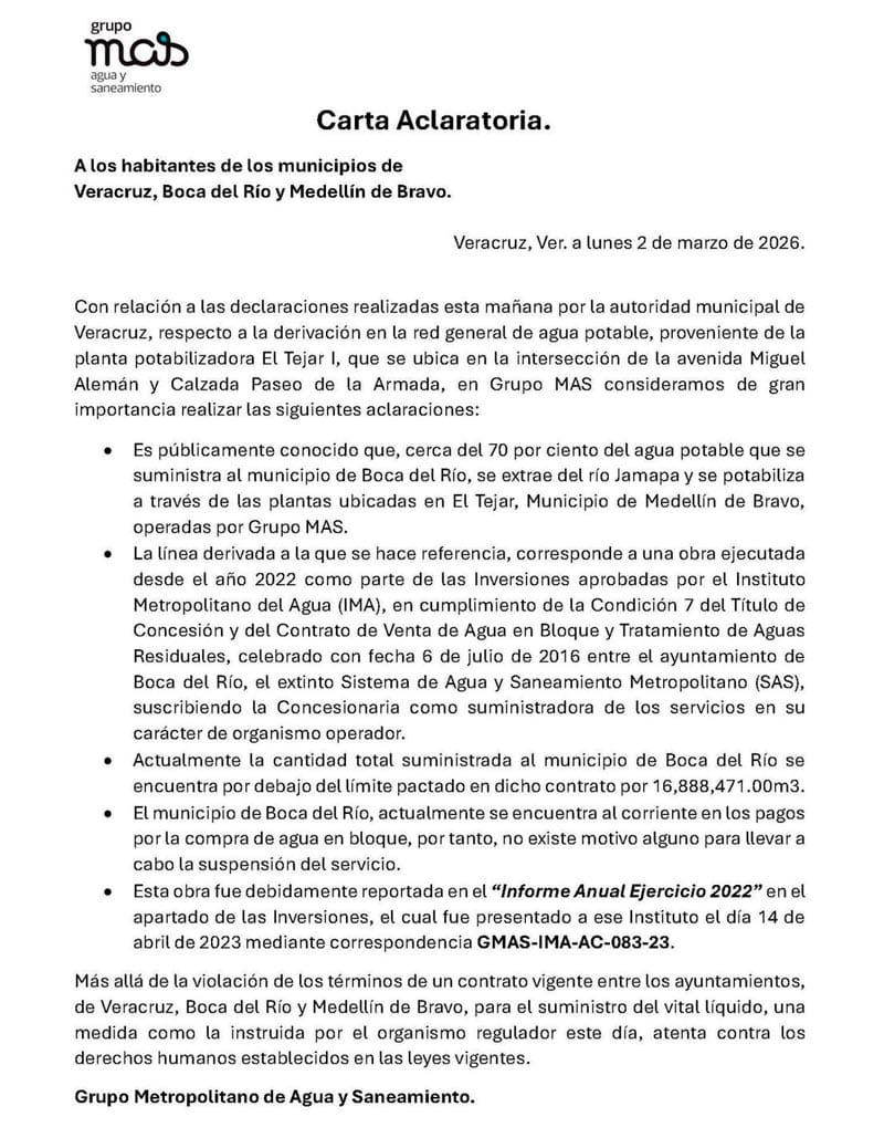 ¡NO HAY CAUSA LEGAL: MAS!