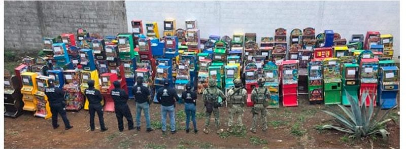 ASEGURAN 193 MÁQUINAS TRAGAMONEDAS EN CÓRDOBA!