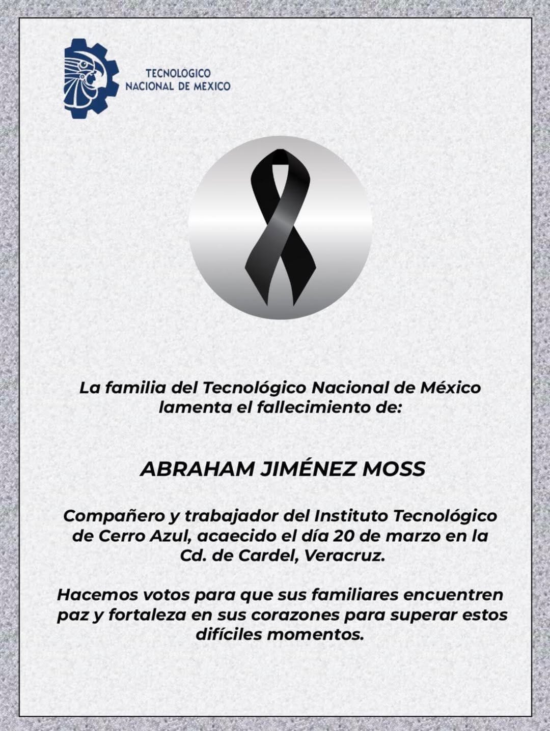 ¡CONSTERNACIÓN POR MUERTE DE MAESTRA!