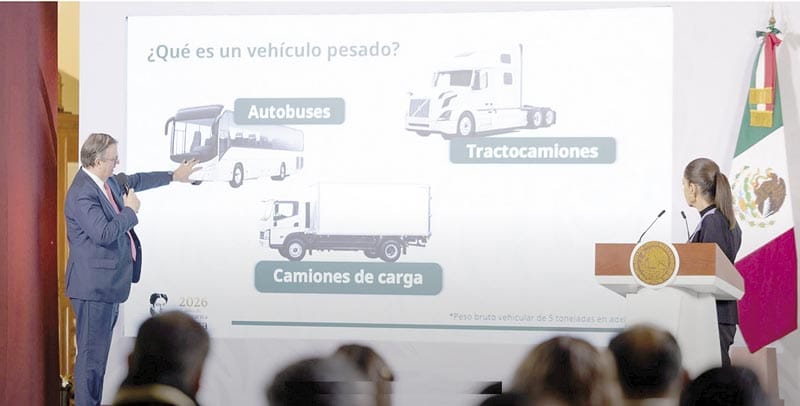 ¡LANZAN PLAN DE $2,250 MILLONES PARA VEHÍCULOS PESADOS!