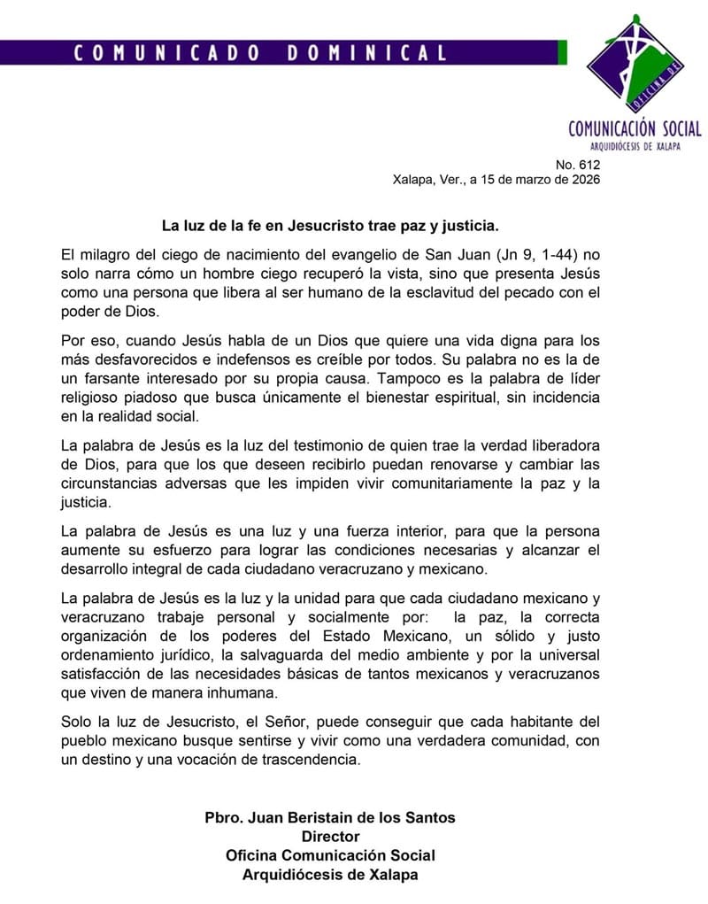 ¡IGLESIA LLAMA A TRABAJAR!