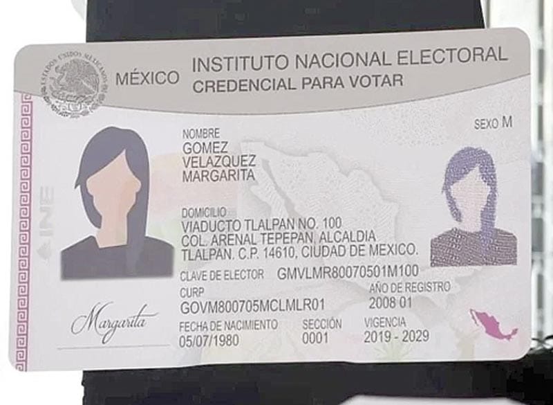 ¡AVALA INE ADICIONAR MÁS ELEMENTOS A CREDENCIAL DE ELECTOR!