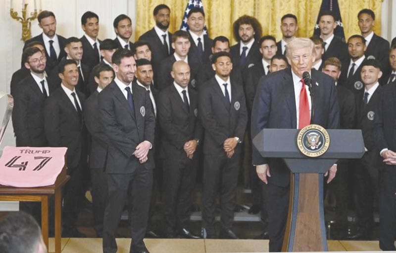 ¡RECIBE TRUMP A MESSI Y AL INTER MIAMI EN LA CASA BLANCA!