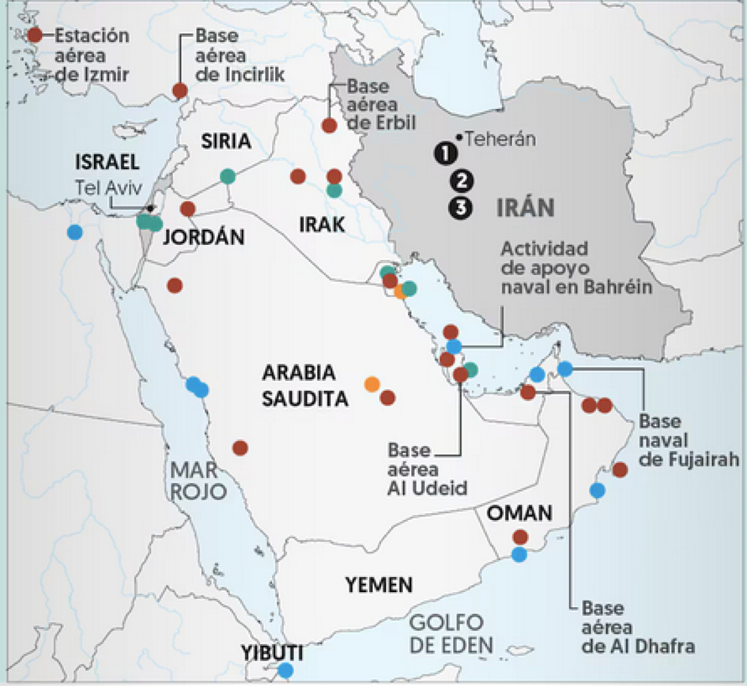 ¡ATACA IRÁN BASE DE EU EN QATAR!